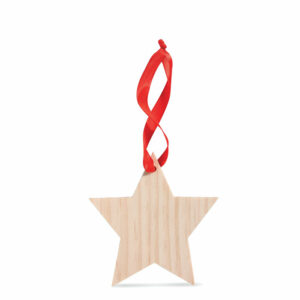 Estrella de madera colgante - WOOSTAR