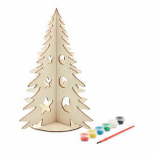 Árbol de Navidad de madera DIY - TREE AND PAINT