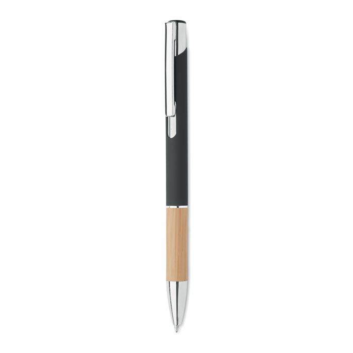 Bolígrafo aluminio con bambú - SPARTA