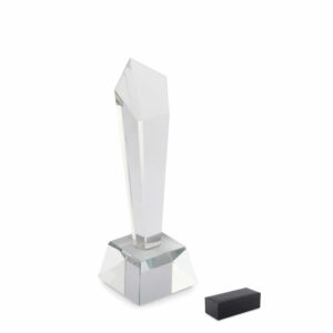 Trofeo de cristal con caja - DIAWARD