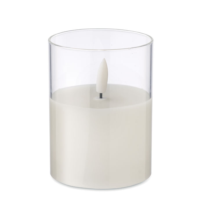 Vela cera LED soporte cristal - XANDLE+