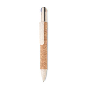 Bolígrafo corcho de 4 tintas - ARBOCHO