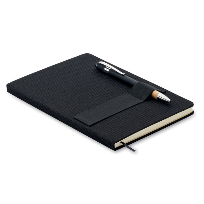 Cuaderno RPET A5 con bolígrafo - NOTA