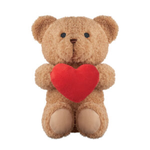 Osito de peluche corazón 23cm - SNUGGLE