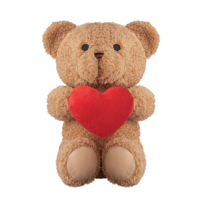 Osito de peluche corazón 23cm - SNUGGLE