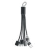 Llavero cable de carga 3 en 1 - HUBLUE Llavero cable de carga 3 en 1 - HUBLUE
