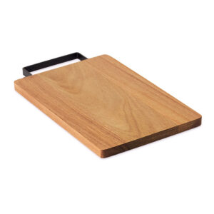 Tablero acacia con asa acero - ASTA