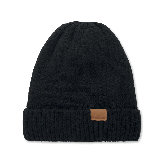 Gorro de punto con dobladillo - PUNTOS Gorro de punto con dobladillo - PUNTOS