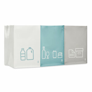 Set de 3 bolsas reciclaje RPET - THREE BIN