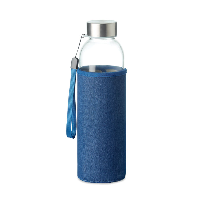 Botella cristal con funda 500ml - UTAH DENIM Botella cristal con funda 500ml - UTAH DENIM