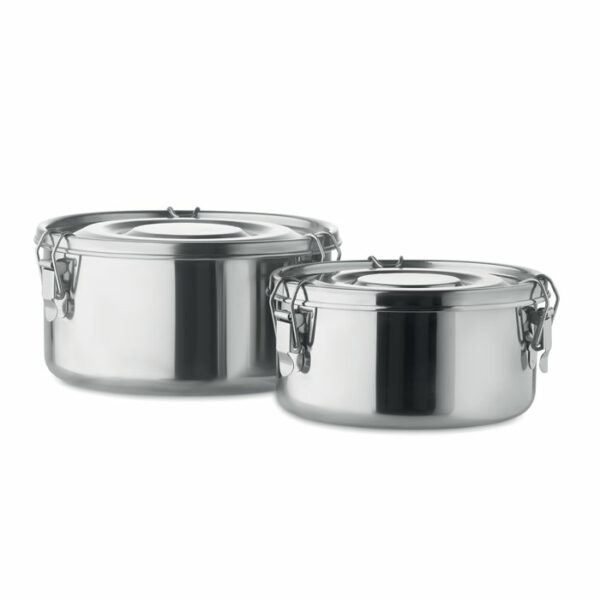 Set fiambreras de acero inox. - ELLES