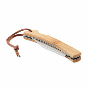 Cuchillo plegable de bambú - MANSAN