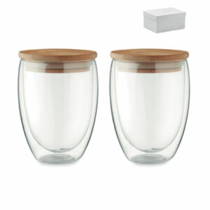 Juego 2 vasos 350 ml en caja - TIRANA SET