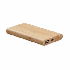 Power bank de bambú 4000 mAh - ARENAPOWER C