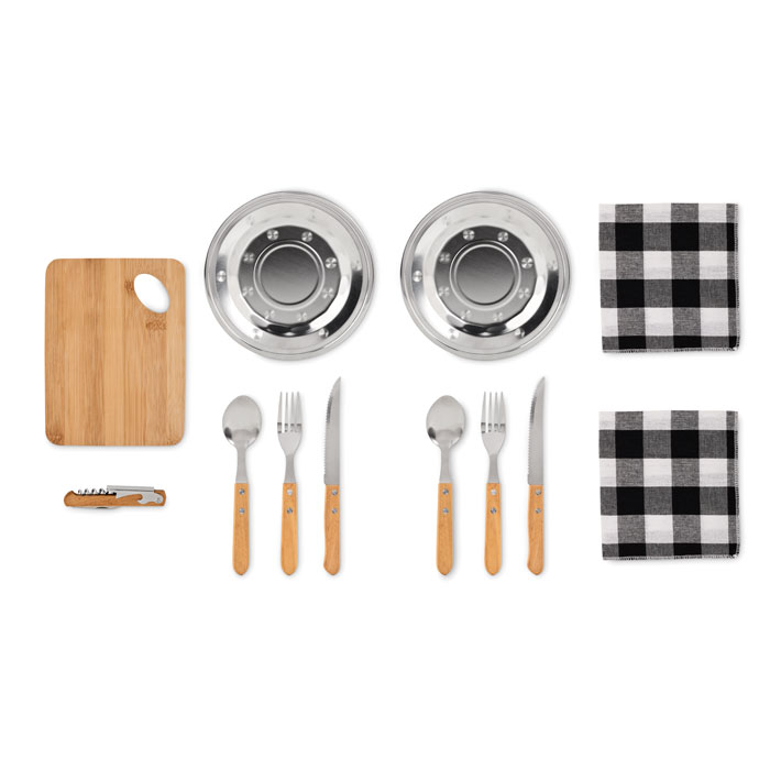 Set picnic 2 personas en bolsa - HUDSON Set picnic 2 personas en bolsa - HUDSON