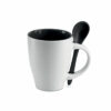 Taza bicolor con cuchara 250 ml - DUAL Taza bicolor con cuchara 250 ml - DUAL