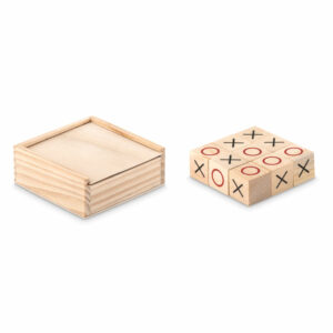 Juego tres en raya de madera - TIC TAC TOE