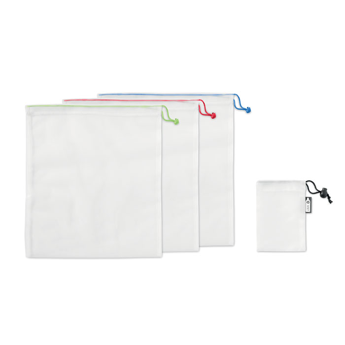Set de 3 bolsas en RPET. - VEGGIE SET RPET