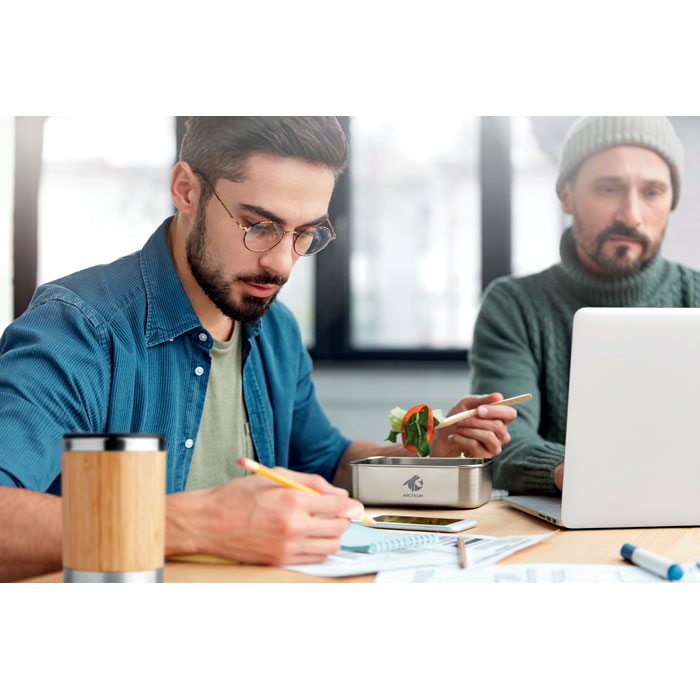 Fiambrera de acero inox.600 ml - SAVANNA Fiambrera de acero inox.600 ml - SAVANNA