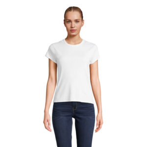 SARA WOMEN'S RIBBED T-SHIRT - SARA