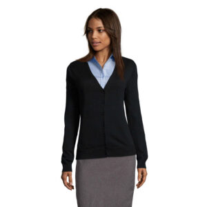 GOLDEN WOMEN V NECK CARDIGA - GOLDEN WOMEN
